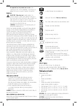 Preview for 106 page of DeWalt XR Li-ion DCF801 Instructions Manual