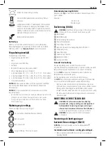 Preview for 117 page of DeWalt XR Li-ion DCF801 Instructions Manual