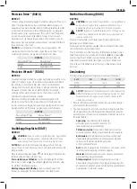 Preview for 119 page of DeWalt XR Li-ion DCF801 Instructions Manual