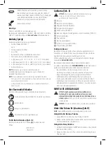 Preview for 127 page of DeWalt XR Li-ion DCF801 Instructions Manual