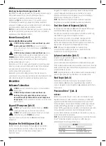 Preview for 128 page of DeWalt XR Li-ion DCF801 Instructions Manual