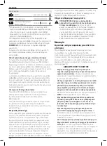 Preview for 136 page of DeWalt XR Li-ion DCF801 Instructions Manual