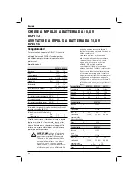 Preview for 68 page of DeWalt XR Li-Ion DCF813 Original Instructions Manual