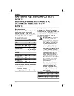 Preview for 156 page of DeWalt XR Li-Ion DCF813 Original Instructions Manual