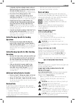 Preview for 45 page of DeWalt XR LI-ION DCG405 Original Instructions Manual