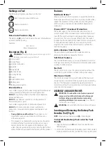 Preview for 49 page of DeWalt XR LI-ION DCG405 Original Instructions Manual