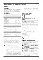 Preview for 75 page of DeWalt XR LI-ION DCG405 Original Instructions Manual