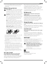 Preview for 89 page of DeWalt XR LI-ION DCG405 Original Instructions Manual