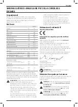 Preview for 93 page of DeWalt XR LI-ION DCG405 Original Instructions Manual