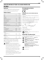 Preview for 163 page of DeWalt XR LI-ION DCG405 Original Instructions Manual