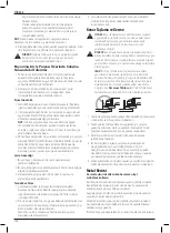 Preview for 208 page of DeWalt XR LI-ION DCG405 Original Instructions Manual