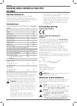 Предварительный просмотр 22 страницы DeWalt XR Li-Ion DCG406 Original Instructions Manual