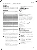 Предварительный просмотр 41 страницы DeWalt XR Li-Ion DCG406 Original Instructions Manual