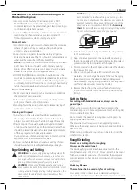 Предварительный просмотр 53 страницы DeWalt XR Li-Ion DCG406 Original Instructions Manual