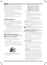 Предварительный просмотр 124 страницы DeWalt XR Li-Ion DCG406 Original Instructions Manual