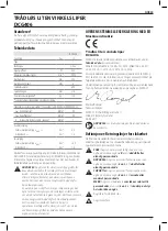 Предварительный просмотр 129 страницы DeWalt XR Li-Ion DCG406 Original Instructions Manual