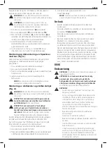 Предварительный просмотр 139 страницы DeWalt XR Li-Ion DCG406 Original Instructions Manual