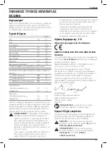 Предварительный просмотр 211 страницы DeWalt XR Li-Ion DCG406 Original Instructions Manual