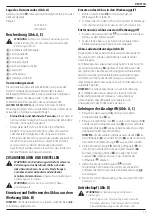 Предварительный просмотр 21 страницы DeWalt XR LI-ION DCMAS5713 Original Instructions Manual