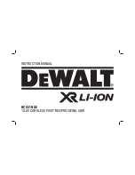 DeWalt XR Li-Ion DCS310-XE Instruction Manual preview