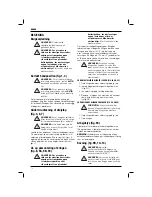 Preview for 14 page of DeWalt XR LI-ION DCS310 Original Instructions Manual