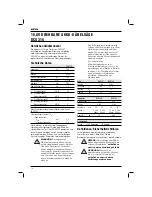 Preview for 18 page of DeWalt XR LI-ION DCS310 Original Instructions Manual