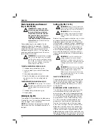 Preview for 40 page of DeWalt XR LI-ION DCS310 Original Instructions Manual