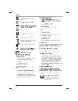 Preview for 50 page of DeWalt XR LI-ION DCS310 Original Instructions Manual