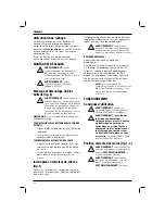 Preview for 64 page of DeWalt XR LI-ION DCS310 Original Instructions Manual