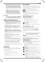 Preview for 33 page of DeWalt XR Li-ION DCS331 Original Instructions Manual