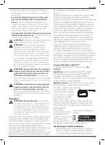 Preview for 71 page of DeWalt XR Li-ION DCS331 Original Instructions Manual