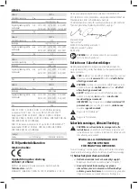 Preview for 124 page of DeWalt XR Li-ION DCS331 Original Instructions Manual