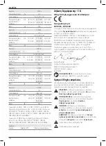 Preview for 146 page of DeWalt XR Li-ION DCS331 Original Instructions Manual