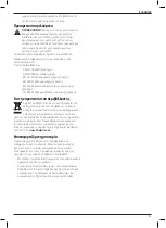 Preview for 157 page of DeWalt XR Li-ION DCS331 Original Instructions Manual