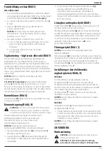 Предварительный просмотр 131 страницы DeWalt XR Li-ION DCS334 Original Instructions Manual