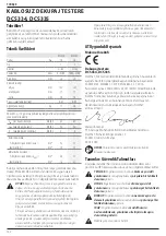 Предварительный просмотр 134 страницы DeWalt XR Li-ION DCS334 Original Instructions Manual