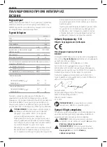 Preview for 132 page of DeWalt XR Li-Ion DCS380 Manual