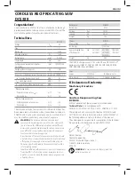 Preview for 27 page of DeWalt XR LI-ION DCS388 Original Instructions Manual