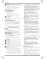 Preview for 30 page of DeWalt XR LI-ION DCS388 Original Instructions Manual