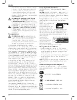 Preview for 32 page of DeWalt XR LI-ION DCS388 Original Instructions Manual