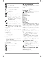 Preview for 33 page of DeWalt XR LI-ION DCS388 Original Instructions Manual