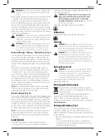 Preview for 35 page of DeWalt XR LI-ION DCS388 Original Instructions Manual