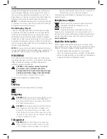 Preview for 84 page of DeWalt XR LI-ION DCS388 Original Instructions Manual