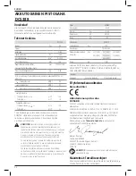 Preview for 96 page of DeWalt XR LI-ION DCS388 Original Instructions Manual