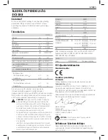 Preview for 105 page of DeWalt XR LI-ION DCS388 Original Instructions Manual