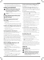 Preview for 33 page of DeWalt XR LI-ION DCS491 Manual