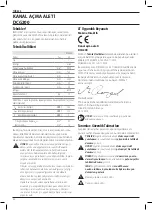 Preview for 32 page of DeWalt XR Li-Ion Flexvolt DCG200 Original Instructions Manual