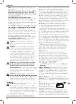 Предварительный просмотр 108 страницы DeWalt XR Li-Ion Flexvolt DCS690 Original Instructions Manual