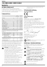 Предварительный просмотр 22 страницы DeWalt XRLi-ION DCS573 Original Instructions Manual