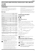 Предварительный просмотр 85 страницы DeWalt XRLi-ION DCS573 Original Instructions Manual